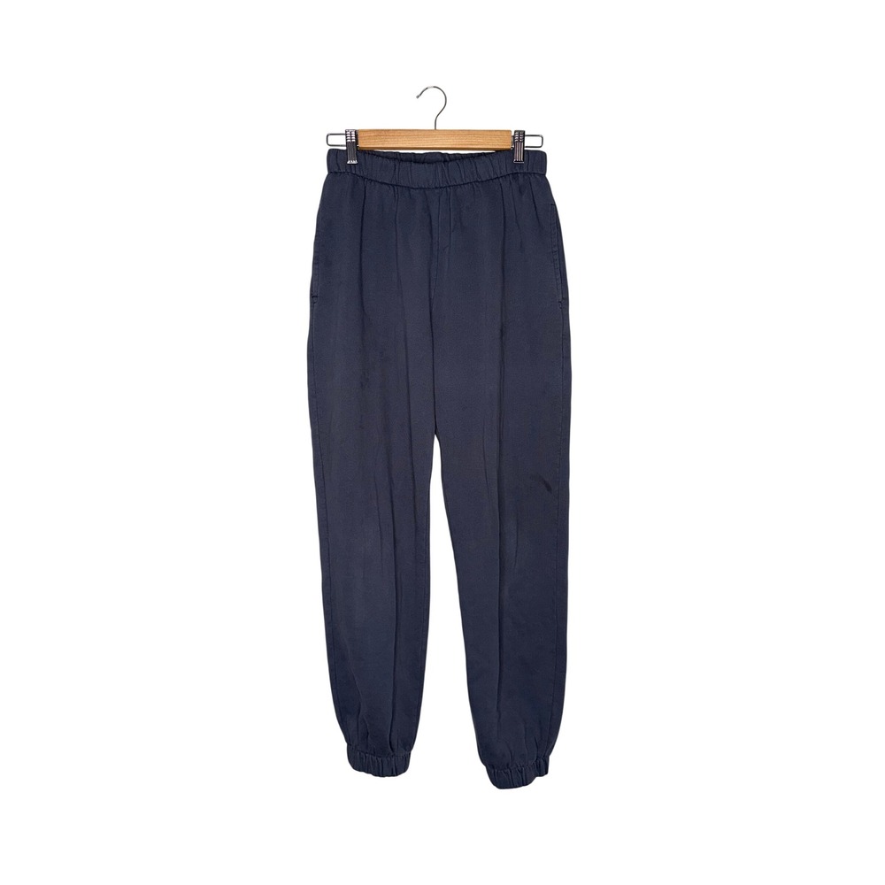 J Galt Brandy Melville Sweatpants Women One Size Navy Blue Good Joggers Fleece